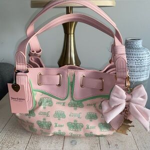 NWT Juicy Couture Juicy Fan Club Satchel